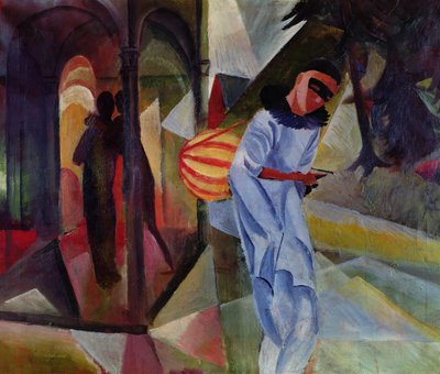Pierrot od August Macke