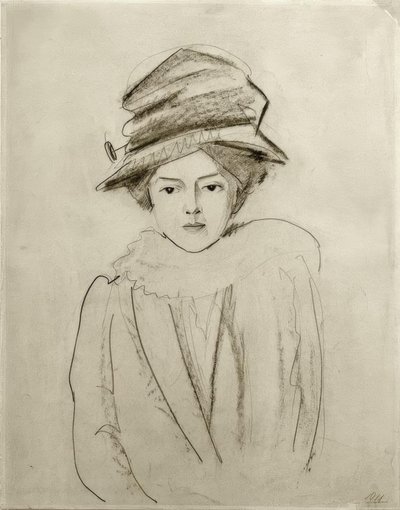 Portrét Elly Jost od August Macke