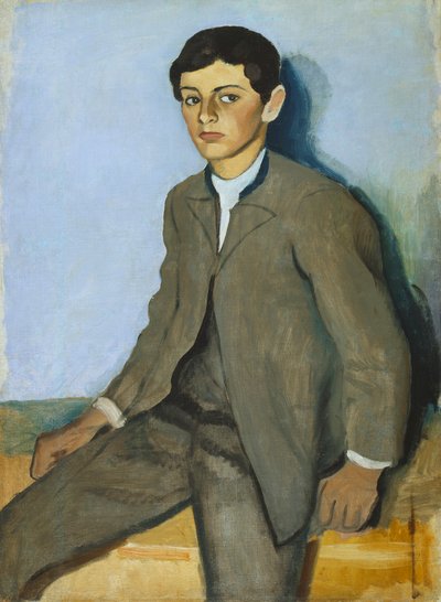 Chlapec z tegernského venkova od August Macke