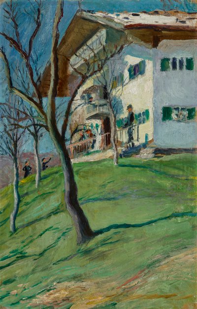 Naše chaloupka v Tegernsee od August Macke