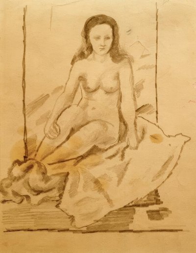 Ženský akt 70 od August Macke