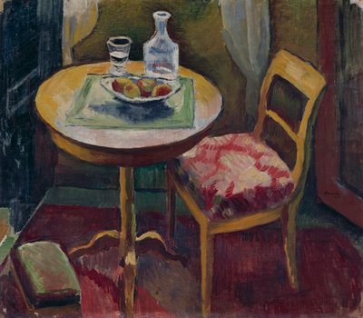 Obývací kout v Tegernsee od August Macke