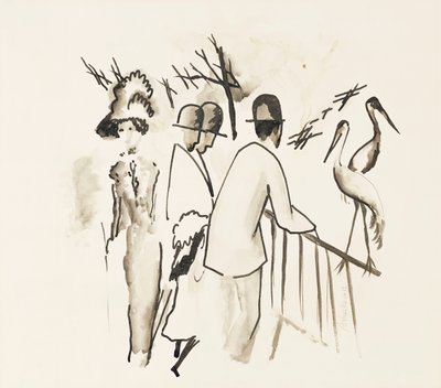 Zoologická zahrada II; Zoologická zahrada II, 1912 od August Macke