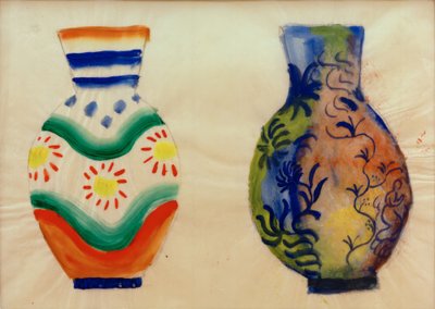 Dvě břišní vázy od August Macke