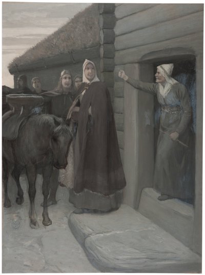 Ilustrace k Njalově sáze od August Malmström