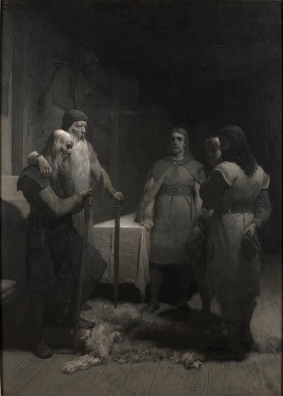 Frithiofova sága: Král Bele a Thorsten Vikingsson, 80. léta 19. století. od August Malmström