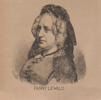 Spisovatelka Fanny Lewald 1811-1889, 1879. od August Schubert
