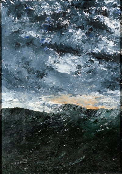 Krajina, mořská krajina: Vågen VIII (Vlna VIII) od August Strindberg