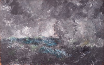 Bouře v Skerries. "Bludný Holanďan" od August Strindberg