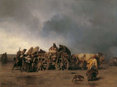 Transport raněných I od August von Pettenkofen