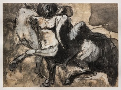 Kentaur unesl dvě ženy od Auguste (after) Rodin