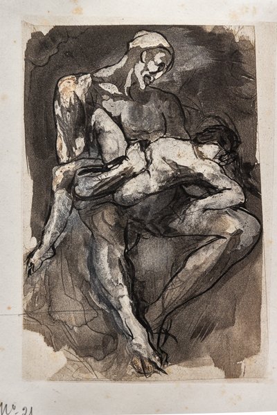 Hrabě Ugolino ve vězení od Auguste (after) Rodin