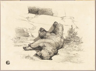Ruský medvěd od Auguste Andre Lancon