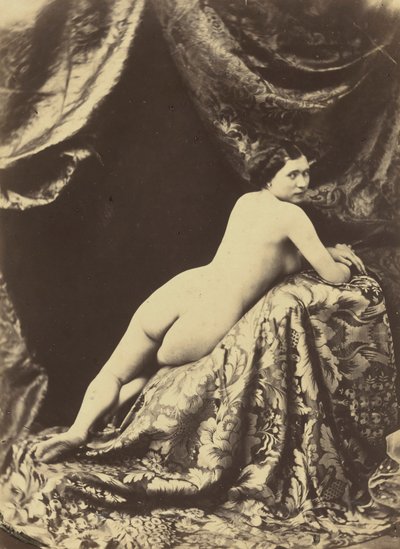 Studie aktu, cca. 1855 (foto) od Auguste Belloc