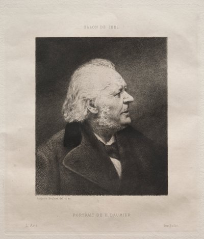 Honoré Daumier, 1881. od Auguste Boulard