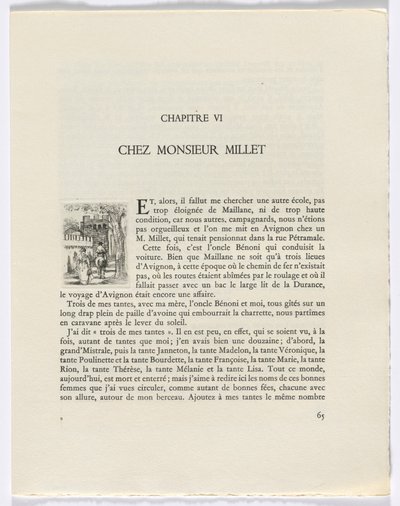 Frédéric Mistral: Mémoires et Recits, Frédéric Mistral: žena a muž na koni (str. 65) od Auguste Brouet
