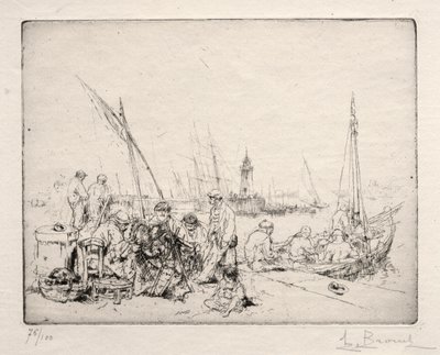The Net Menders od Auguste Brouet