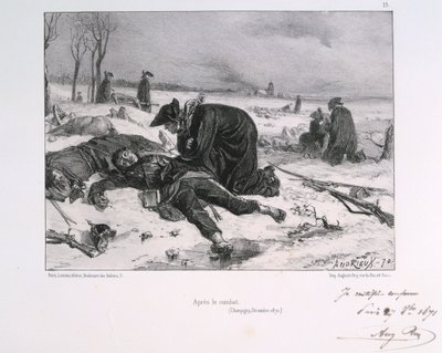 Po bitvě u Champigny, francouzsko-pruská válka, 1870 1871. od Auguste Bry