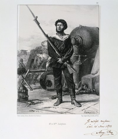 M et Mme Josephine, obležení Paříže, francouzsko-pruská válka, 1870 1872 od Auguste Bry