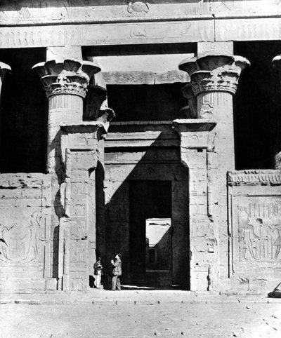 Chrám Edfu, Egypt, 1893 od Auguste Edouard Mariette