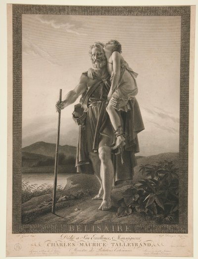 Belisarius od Auguste Gaspard Louis Desnoyers