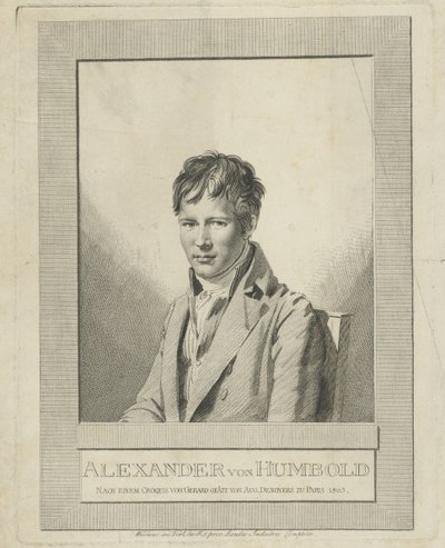 Portrét Alexandra von Humboldta 1769-1859, 1805. od Auguste Gaspard Louis Desnoyers