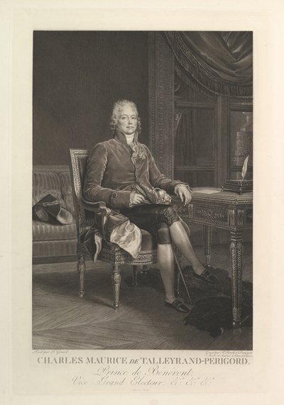 Portrét Charlese Maurice de Talleyrand-Périgord, po roce 1808. od Auguste Gaspard Louis Desnoyers