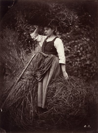 Peasant,c. 1870 (foto) od Auguste Giraudon