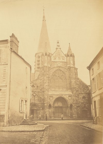 Eglise de Priseaux (Loiret) Poblíž stanice Ce Nom od Auguste Hippolyte Collard
