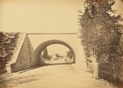 Viadukt na Route de Lyon à Montbrison v Montbrisonu od Auguste Hippolyte Collard