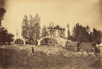 Viadukt přes řeku Bonson (údolí Loiry) od Auguste Hippolyte Collard