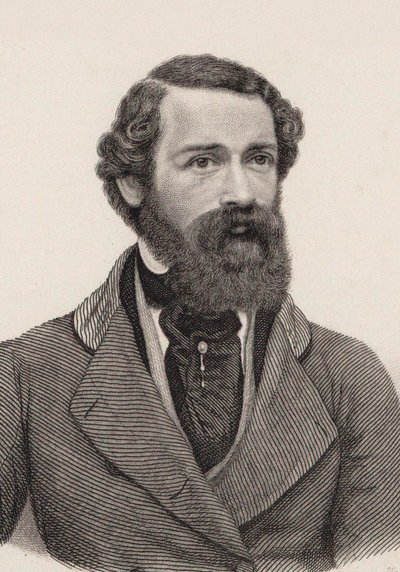 Portrét skladatele Josepha Netzera 1808-1864, c. 1850. od Auguste Hüssener