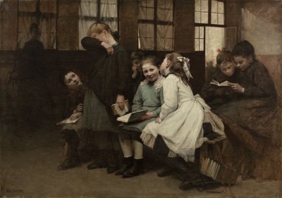 En retenue, asi 1888 (olej na plátně) od Auguste Joseph Trupheme