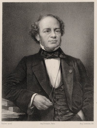 Portrét skladatele Jacquese Fromentala Halévyho 1799-1862. od Auguste Lemoine