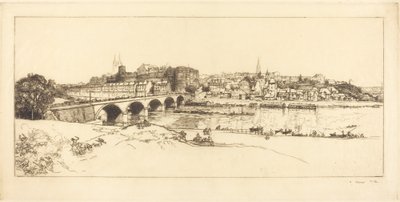 Angers - Panoramatický výhled od Auguste Lepere