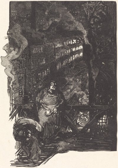 Magisterium workshop v Les Gobelins, publikoval 1901. od Auguste Lepere