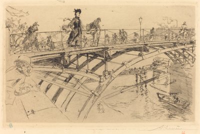 Most umění (Le pont des Arts) od Auguste Lepere