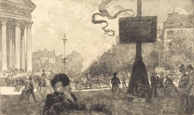 Roh Rue Royale Roh Rue Royale, 1890. od Auguste Lepere