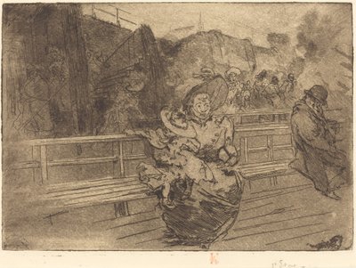 Odjezd do Greenwiche (Depart pour Greenwich) od Auguste Lepere