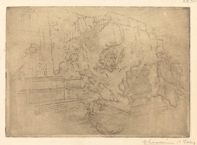 Odjezd do Greenwiche (Depart pour Greenwich) od Auguste Lepere