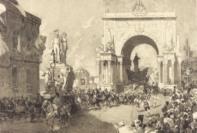 Jubilejní oslavy Bruselu, 18831890. od Auguste Lepere