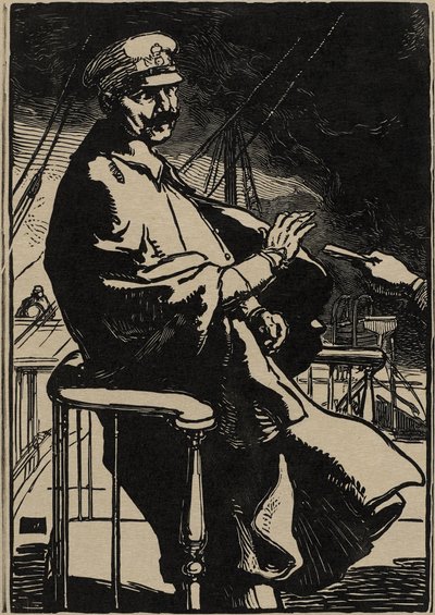 Císař William na své jachtě od Auguste Lepere