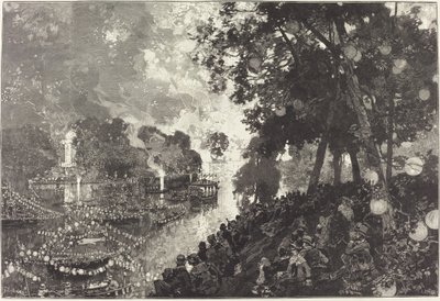 Sníh v Paříži od Auguste Lepere