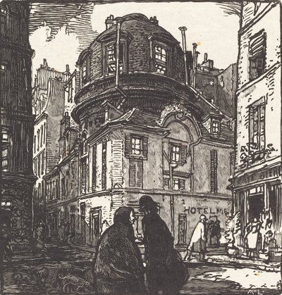 Stará lékařská akademie, publikovaná v roce 1901. od Auguste Lepere