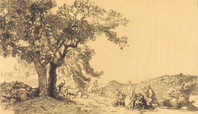 Kristus na Květnou neděli 1918. od Auguste Lepere