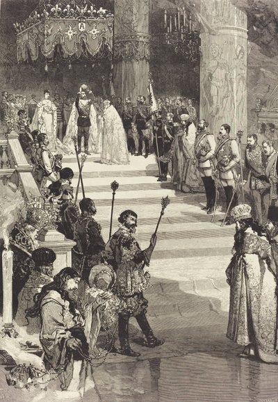 Korunovace ruského císaře Alexandra III. 27. května 1883. od Auguste Lepere