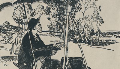 Krajinář, 1919 od Auguste Louis Lepère