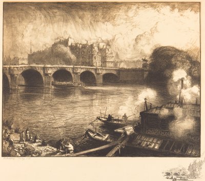 Nový most od Auguste Lepere