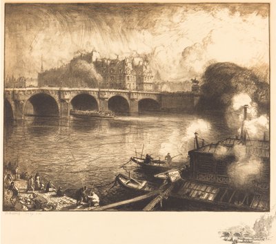 Pont Neuf, 1913. od Auguste Lepere