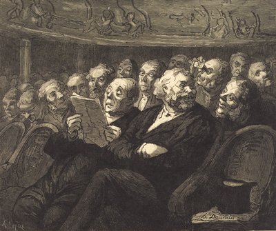 Orchestra Seats, 1878. od Auguste Lepere